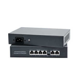 6-Port POE Standard 48V <b>Power</b> Supply Metal Megabit 250 Meter Network <b>Switch</b> with 4+2 Uplink 10/100Mbps 2 Uplink <b>Switch</b> - Product Image 3