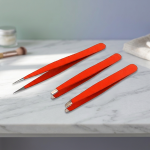 Ensemble de pinces à épiler professionnelles de précision en acier inoxydable, couleurs personnalisées, pour l'épilation des poils incarnés et des sourcils, qualité supérieure - Product Image 3