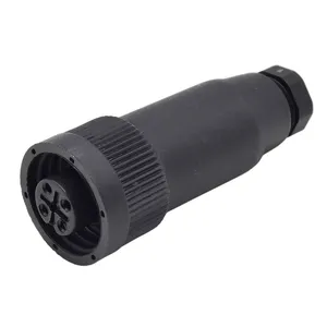 Plastic Waterproof 16A Power 4 Pin 3+PE Plug RD24 Connector