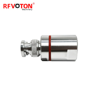 Connecteur coaxial direct d'usine pince RF prise mâle de type BNC pour type de prise de câble RG217