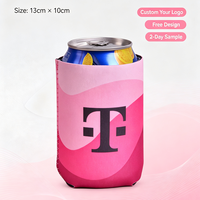 Manchon isotherme en néoprène personnalisé avec logo, 12 oz (330 ml), vierge pour sublimation, réutilisable, pour canettes de bière et de cola, idéal pour bars, fêtes, activités de plein air, cadeaux