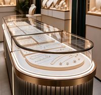 Présentoir à bijoux GZowin avec éclairage LED, couleur/forme personnalisable, robuste, léger, de haute qualité, durable, écologique, recyclable