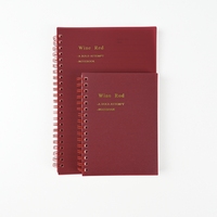 Cahier à spirale en option Choisissez A5 B5 ou A6 80 feuilles Couverture PP étanche avec reliure à spirale en métal Design plat ouvert