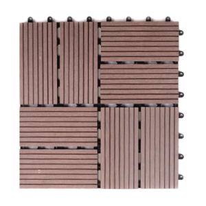 Phong cách hiện đại 30*30cm gỗ nhựa Patio boong gạch không thấm nước dễ dàng cài đặt tự làm sàn cho ngoài trời & vườn - Product Image 1