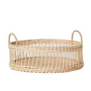 Cesta de madera de bambú decorativa de alta calidad, almacenamiento de verduras y frutas, cesta de madera, Mostrador de cocina o mesa de comedor - Product Image 3