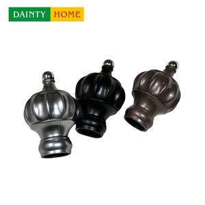 2025 Design moderne Vintage rond PP rideau fleuron en plastique rideau pôle fleurons pour usage domestique luxe maison accessoires - Product Image 4