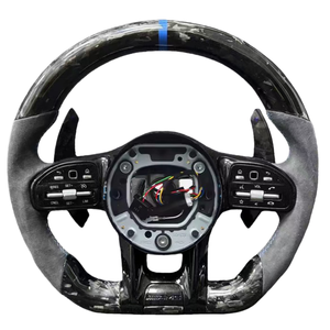 Volante de Fibra de Carbono Forjado Personalizado Profesional para Mercedes Benz W204 W205 W213 W219 W222 A45 E63 Gle Gls Amg <span class=keywords><strong>Gt</strong></span> C63 - Product Image 2