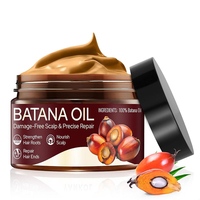OEM personnalisé 100% original Pure Batana 0il Améliorer les cheveux secs et crépus réparation brillant et masque capillaire lisse pour la croissance des cheveux