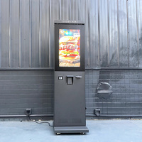 Kiosque interactif à écran tactile étanche IP65 personnalisé OEM pour la commande automatique en restauration rapide et sur les rues commerciales