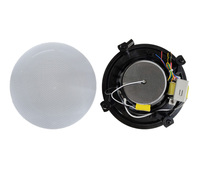 Haut-parleur de plafond sans cadre 6'' 30W/15W/7.5W avec grille magnétique, en ABS, prix de gros, matériau plastique