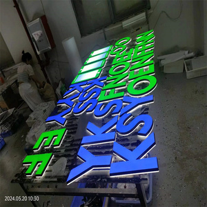 Letrero LED de negocios, señalización interior personalizada, letrero LED acrílico retroiluminado y con iluminación frontal para taller de reparación de teléfonos móviles - Product Image 4