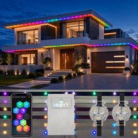 HRSYT Fabricant expérimenté de lumières de Noël, lumières de fête extérieures permanentes, 12V 30Mm Rgbw Led Lights Luz Navidad Exterior