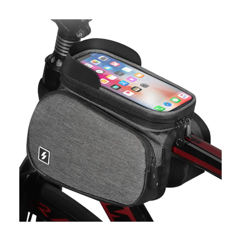 Bike Motorcycle Handlebar Bag Tube Frame Cycling Waterproof Bicycle Front Bag