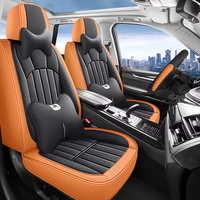 Housse de siège de voiture universelle quatre saisons en cuir pleine fleur YLC 2025, confortable, imperméable, durable, ensemble complet