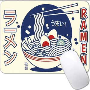 Tapis de souris imperméable, tapis de souris à thème alimentaire japonais pour souris sans fil, petit tapis de souris portable à thème Ramen pour ordinateur portable, PC et <span class=keywords><strong>Mac</strong></span> - Product Image 5