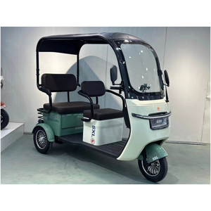 Vehículo Eléctrico de Tres Ruedas, Práctico, con Carrocería Abierta, 48v 60v, Tres Asientos Ajustables, para Uso Doméstico, Vehículo Pequeño con Pedales para Adultos y Niños - Product Image 2