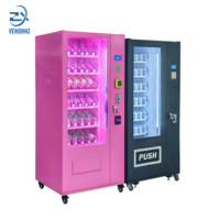 Distributeur automatique réfrigéré en métal pour magasin de détail avec fonction de vente de bouteilles SDK Bill Lifting Snacks