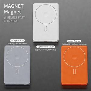 Batterie externe numérique fine 10000 mAh avec support magnétique et recharge sans fil pour montre connectée, écouteurs, chargeur portable pour <span class=keywords><strong>iPhone</strong></span> - Product Image 6