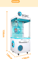 Supports pour machine à griffes de style nouveau, avec fixation latérale, pour parcs d'attractions et salles d'arcades, en plastique et métal, avec lecteur de carte RFID, vente en gros
