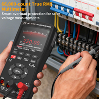 Oscilloscope multimètre à double canal ZOYI ZT706S 66000 points de mesure 50 MHz 3 en 1 avec générateur de signal 10 MHz