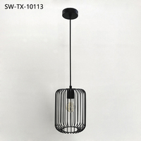 Lampe suspendue moderne de type ampoule pour escalier, rétro, élégante, rustique, pour la maison, l'hôtel