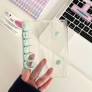 Álbum de Fotos Dream Academy con Doble Hebilla, Carcasa Transparente de PVC, Clip de Color, Hojas Sueltas, para Tarjetas, Álbum de Recortes, Diario - Product Image 6