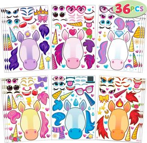 Crea i Tuoi Adesivi per Bambini: Puzzle Fai-da-Te, Adesivi con Volto, Animali Carini, Dinosauri, Principesse, Adesivi per Bambini, Gadget per Feste - Product Image 4