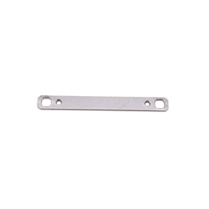 Custom Size Phone <strong>Number</strong> Label Stainless Steel Blank Plate Nameplate Metal Connector - Product Image 2