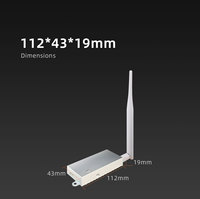 TECHPHANT TP5609 - Juego de Cámara con Receptor de Control Remoto y Transmisión de Imagen Digital para Drones Agrícolas, Barcos, Robots, Perros, 10 KM