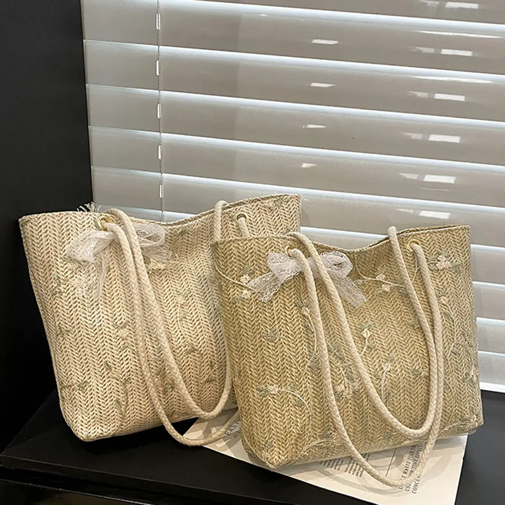 2024 Summer straw bag summer beach fashion handbag for women