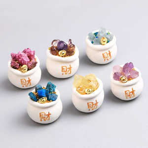 Cuarzo Natural en Bruto con Forma de Grano, <span class=keywords><strong>Piedra</strong></span> Curativa, Piedras Rústicas, Cornucopia para Decoración de Hogar, Oficina y Escritorio - ¡Gran Oferta! - Product Image 1
