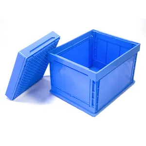热卖批发塑料移动箱容器板条箱可堆叠运输