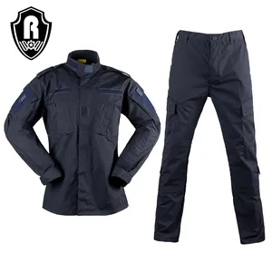 Roewe Hot Sale Policemen Style Tactical Combat ACU Uniform Blue Color