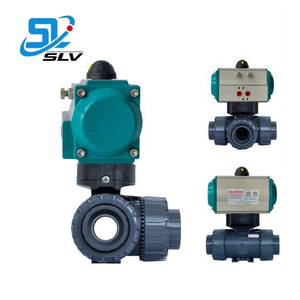 3/8 "1/2" 3/4 "1" 1 1/4 "1 1/2" 2 "khí nén PVC cpvc uPVC pvdf PP pph Công Đoàn ba cách bóng van - Product Image 5