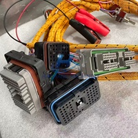 Arnés de prueba de diagnóstico de motor C4.2 C6.4 C7 C18, cable de arranque y línea de prueba de ECU para excavadoras Caterpillar modelos C/D