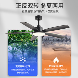<b>Ceiling</b> Fan <b>Light</b> 72 Inch <b>LED</b> Fixed Blade For Living Room And Study 5 Year Warranty - Product Image 4