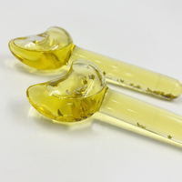 Fabricant direct – Globes de glace Gua Sha en forme de cœur, masseur facial, boules de verre remplies d'eau de haute qualité, couleur et logo personnalisables