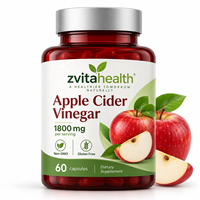 Capsules de Vinaigre de Cidre de Pomme Marque Blanche OEM ODM – Complément pour Adultes : Amincissement, Détox et Soutien Énergétique