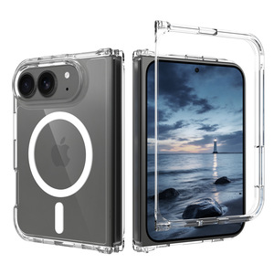 <span class=keywords><strong>Le</strong></span> nouveau produit convient à l'<span class=keywords><strong>iPhone</strong></span> 18 Fold, étui de téléphone pliable magnétique transparent et coque de protection - Product Image 1
