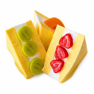 <span class=keywords><strong>Jouet</strong></span> sensoriel anti-stress personnalisé en silicone souple, simulation de nourriture (sandwich fraise-raisin), <span class=keywords><strong>pour</strong></span> le soulagement des employés de bureau - Product Image 2