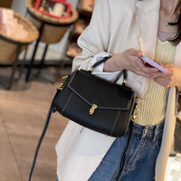 Sac bandoulière femme en cuir véritable, nouveau modèle haut de gamme, contrasté, tendance, polyvalent
