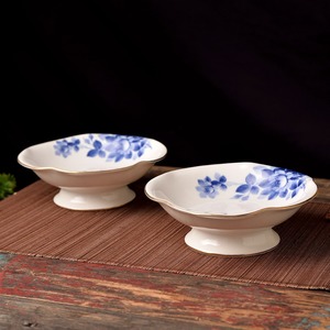 Hot Selling Rose Series High Foot <b>Plate</b> <b>Ceramic</b> Fruit <b>Plate</b> Underglaze Color for Hotels Tableware Colorful Pastry <b>Plate</b> - Product Image 1
