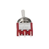 Interrupteur à bascule SPDT ON OFF ON, corps en plastique durable, mini interrupteur à bascule, contact métallique pour panneau de commande électrique et appareil
