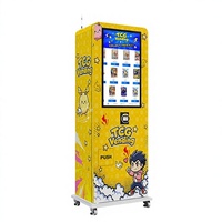 Distributeur automatique de cartes à collectionner TCG 24h/24 sans personnel, avec retour de pièces SDK, distributeur intelligent de cartes de jeu en libre-service, 32 pouces