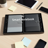 Cuaderno Digital Inteligente con Altavoz IA, Batería Externa de 8000mAh, Logotipo Personalizado, Bloc de Notas Reutilizable, Set de Regalo Corporativo