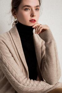 Donne calde di vendita 100% cachemire lavorato a maglia <span class=keywords><strong>cardigan</strong></span> - Product Image 2