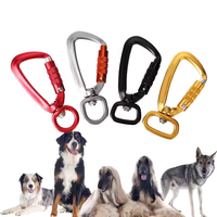 Chaîne de chien en aluminium Laisses pour animaux de compagnie Crochet rapide à ressort pivotant Mousqueton à verrouillage automatique Mousqueton pivotant 25mm Pet Yacht Boat Hardware