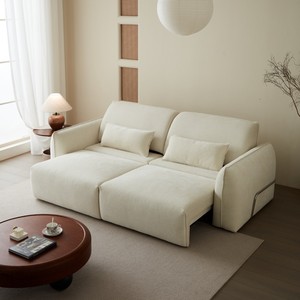 Vente en gros de canapé électrique réglable canapé électrique en tissu blanc avec mécanisme de canapé électrique à distance - Product Image 4