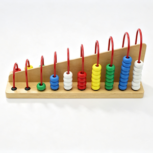 Abaque en bois à 10 rangées, perles de comptage, jouet éducatif pour enfants, outil de calcul pour l'apprentissage des mathématiques - Product Image 3