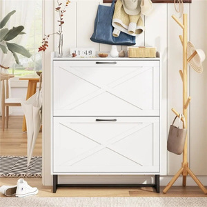 Armoire <span class=keywords><strong>à</strong></span> <span class=keywords><strong>chaussures</strong></span> moderne en bois avec panneau en bouleau Design ultra-mince Porte-<span class=keywords><strong>chaussures</strong></span> de grande capacité pour le salon Entrée <span class=keywords><strong>Amazon</strong></span> Export - Product Image 2